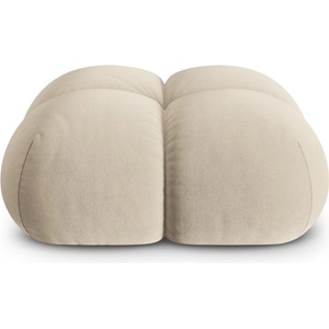 Cosmopolitan Design Бежова кадифена табуретка Loretto - Cosmopolitan Design (COS_POUF_120_F1_LORETTO1)