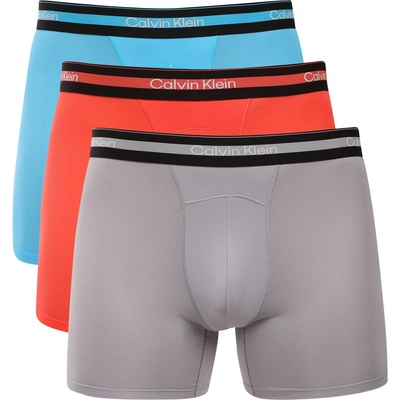 Calvin Klein Комплект от три - мъжки боксерки Calvin Klein многоцветни Calvin Klein | Sin Cherven Siv Mnogotsveten | МЪЖЕ | M