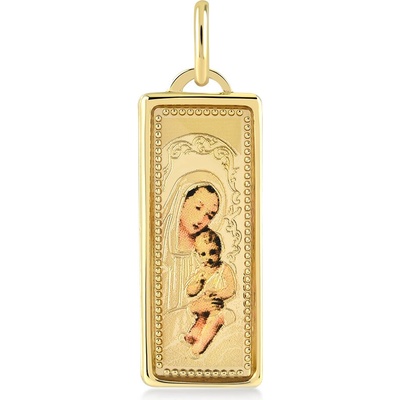 Lillian Vassago Zlatý přívěsek madonka LLV37 GP026