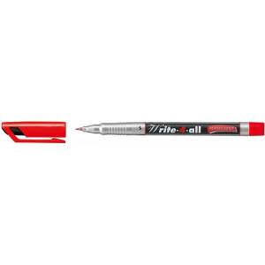 STABILO Алкохолен маркер, 0, 4 мм, коничен, STABILO "Write-4-all", червен 166/40 (166/40)