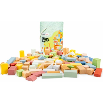 New Classic Toys stavebné kocky 100 ks