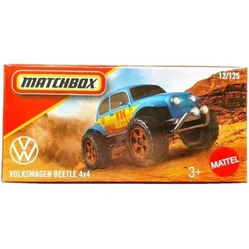 Mattel Matchbox: Кола в картонена кутия - Volkswagen Beetle 4X4 (JBV89)