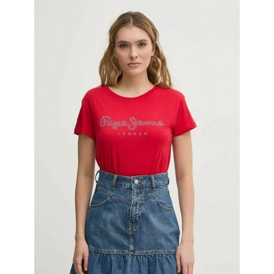 Pepe Jeans dámské tričko PL506014255 červené
