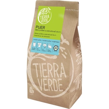 Tierra Verde Puer bieliaci prášok a odstraňovač škvŕn vrecko 1 kg