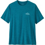 Patagonia Мъжка спортна тениска Patagonia Cap Cool Daily Shirt Cloud Crag Sport shirt - Glacial Blue / Light Glacial Blue X-Dye (216-7989-0413)