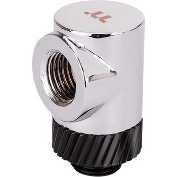 Image 1 of Thermaltake Pacific SF 90 Degree Adapter - Silver Black (CL-W396-CU00SL-A)