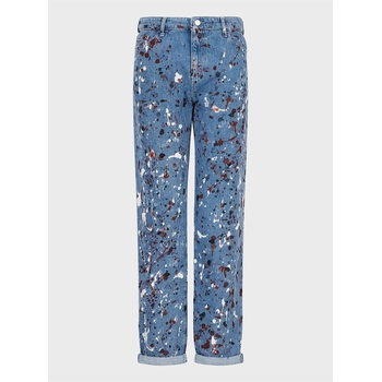 Emporio Armani Дънки Emporio Armani J15 Painted Jeans - Blue