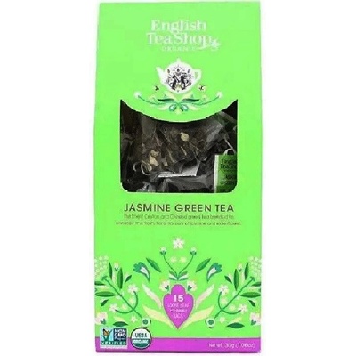 English Tea Shop Zelený čaj s jasmínem 15 pyramidek