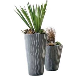 Prosperplast Саксия Prosperplast Sandy Slim 405U, 39 × 39 × 70, 8 см, сива