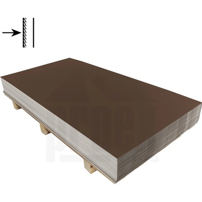 Satjam Tabule jednostranná 0,5 x 1250 x 2000 mm RAL 8017 tmavě hnědá