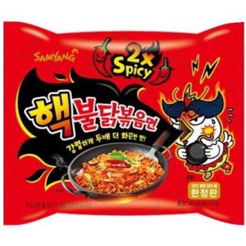 Samyang Super 2x pálivá instantní kuřecí nudlová polévka v sáčku 140 g