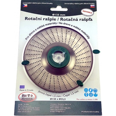 Roto Kruna Rotační rašple 125 x 22,2 mm ROTO12515