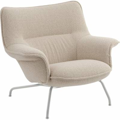 Muuto Doze Low Back Tube Base Hearth 7 / Grey