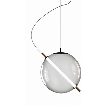 Image 1 of POLARIS Висящ LED пендел Eclips | Стъклена сфера | Опушено стъкло | 3000K | Цена 129, 60€ (253, 47 лв) (#9490P)