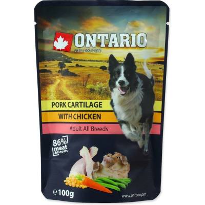 Ontario Adult Pork Cartilage with Chicken in Broth 6 x 100 g