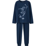 Name it Детско ежедневно термо бельо Name it Kid's Nightset Titan Skater Everyday base layer - Titan - размер 98/104 (EU) (714-2115-0111)