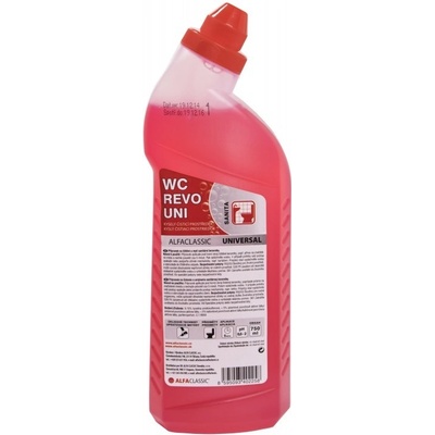 Revo čistič toalet WC Uni červené 750 ml