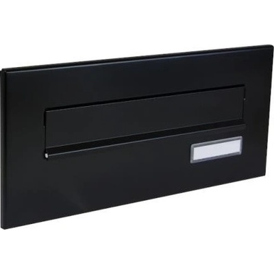 DOLS ČD-1 RAL9005 - čelná doska poštovej schránky na zamurovanie, s menovkou, čierna