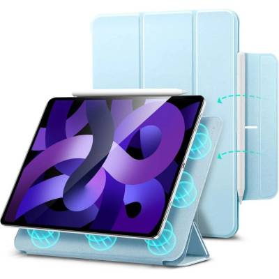 ESR Rebound Magnetic Case - магнитен полиуретанов калъф с поставка за iPad Air 5 (2022), iPad Air 4 (2020) (син)