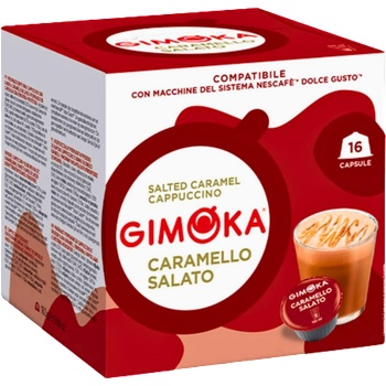 Gimoka Кафе капсули Gimoka Caramello Salato солен карамел съвместими с Dolce Gusto, 16бр