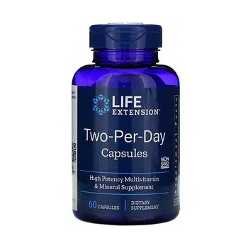 Life Extension Two Per Day multivitamin, 60 капсули