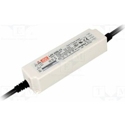 MEAN WELL LPF-25D-12 Napájecí zdroj: spínaný; LED; 25,2W; 12VDC; 2,1A; 90÷305VAC; IP67
