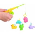Jokomisiada Rubber animals fishing rod, bath toy ZA3512