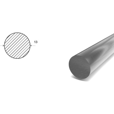 Nerezová kulatina 13 mm - tažená (1.4305)