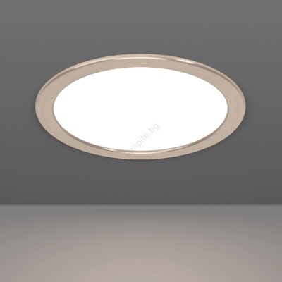 EGLO 901407 - LED вградено таванно осветително тяло FUEVA LED/18, 5W/230V диаметър 21, 6 см хром (EG901407)