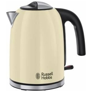 Russell Hobbs Kettle, 1.7 l, 2400 Watt, Stainless Steel Cream, Limescale Filter - 20415-70 Електрически кани