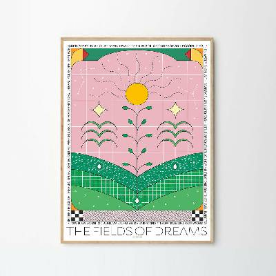 Moikka Plagát The Fields of Dreams by Signe Bagger 70x100 cm