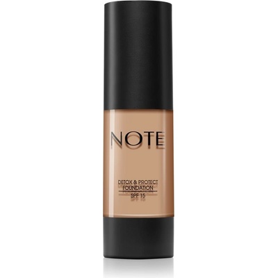 Note Cosmetique Detox and Protect Foundation tekutý make-up s matným finišom 120 Soft Sand 30 ml