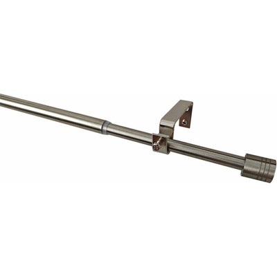 SP TREND Souprava záclonová roztažitelná 13/16 mm, VÁLEC 120-190 cm, vz. ušlechtilá ocel – Zboží Mobilmania