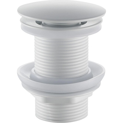 Cerano Umyvadlová výpusť, 5/4“ click-clack bez přepadu, bílá matná, CER-CC-W – Zbozi.Blesk.cz