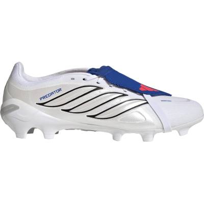 Adidas Мъжки футболни бутонки Adidas Predator Fold-Over Tongue League Firm Ground Football Boots Mens - White/Blue