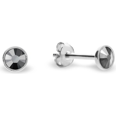 Spark šedé se Swarovski Elements Pinpoint Studs K2038SS10LTCHR Light Chrom