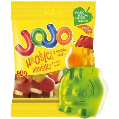 JoJo Hrošíky s ovocnou náplňou 80 g