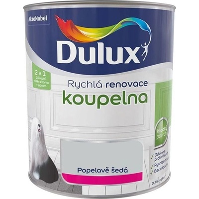 Dulux rychlá renovace koupelna 0,75 l popelavě šedá