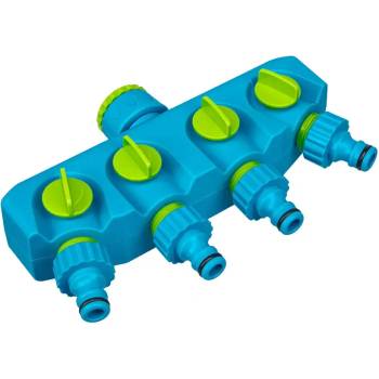 PALISAD Четириканален съединител за кран, с вътрешна резба 3/4" -1" , luxe