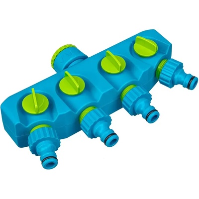 PALISAD Четириканален съединител за кран, с вътрешна резба 3/4" -1" , luxe