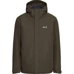 Jack Wolfskin Мъжко 3-в-1 яке Jack Wolfskin Stonelite 3in1 Jacket 3-in-1 jacket - Obsidian Moss - размер XXL (004-7740-0315)