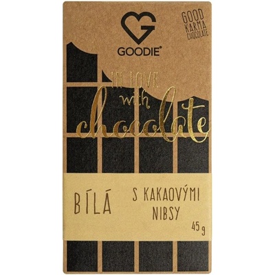 Goodie Bílá s kakaovými nibsy 45 g