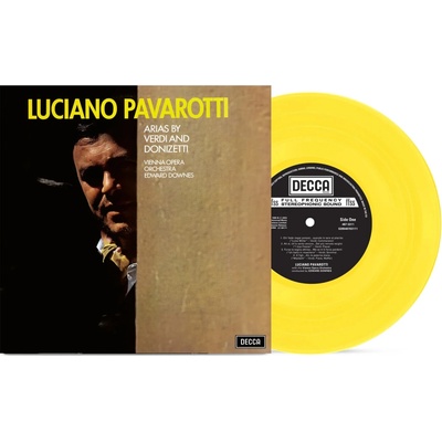 Luciano Pavarotti - Arias By Verdi & Donizetti (Yellow Coloured) LP