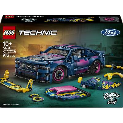 Конструктор LEGO Technic - Кола с персонализиран гараж Ford Mustang GT (42236) (42236)