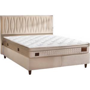  СПАЛНЯ БОКССПРИНГ new orient 160x200 - КРЕМ 02