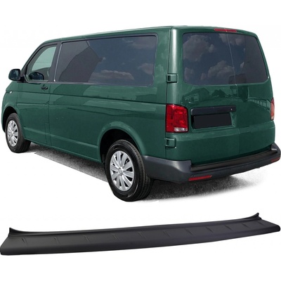 Plastová ochranná lišta kufru Volkswagen T5/T6/T6.1 (křídlové dveře) - černá matná