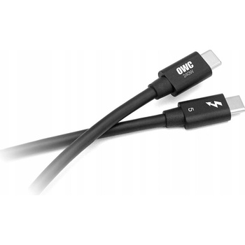 OWC OW-CBLTB5C1.0M Thunderbolt 5 / USB-C, 1m, černý