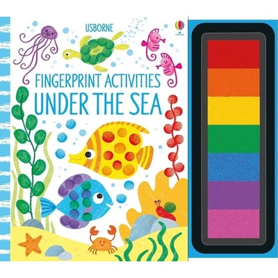 Fingerprint Activities Under the Sea - Fiona Watt, Candice Whatmore ilustrácie