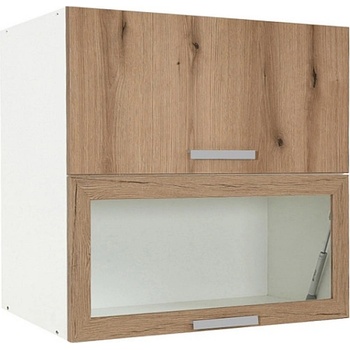 Matis Кухненски шкаф горен с две повдигащи врати in vh80 дъб артизан