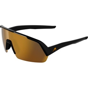 Alpina Очила за колоездене Alpina Turbo HR Mirror S3 Cycling glasses - Black Matt / Gold Mirror - размер One Size (205-6921-0111)